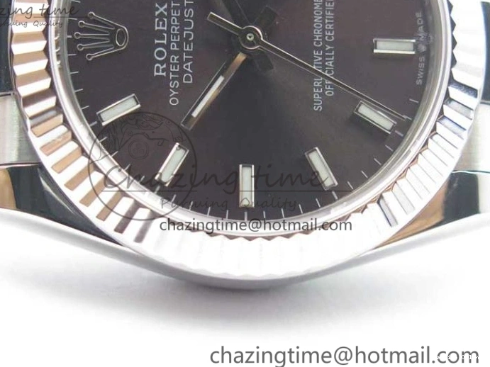 0115 GoodFit Datejust 31mm 278275 SS BP Maker Best Edition Gray Stick Markers Dial on SS President Bracelet 3089